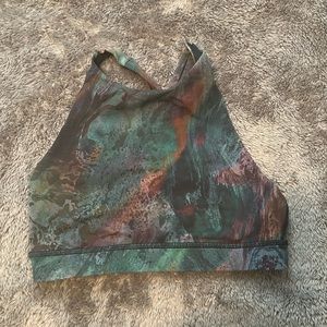 High neck lululemon energy bra